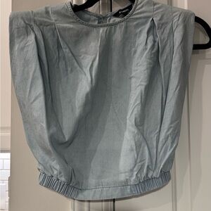 Express Light Blue Blouse